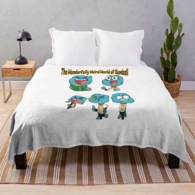 The Wonderfully Weird World Of Gumball Throw Blanket