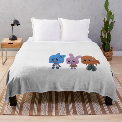 Creative The Amazing World Of Gumball Chibi Throw Blanket