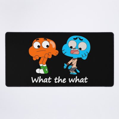 The Amazing World Of Gumball Gumball And Darwin What The What Mouse Pad
