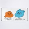 Gumball And Darwin Funny Faces Mouse Pad