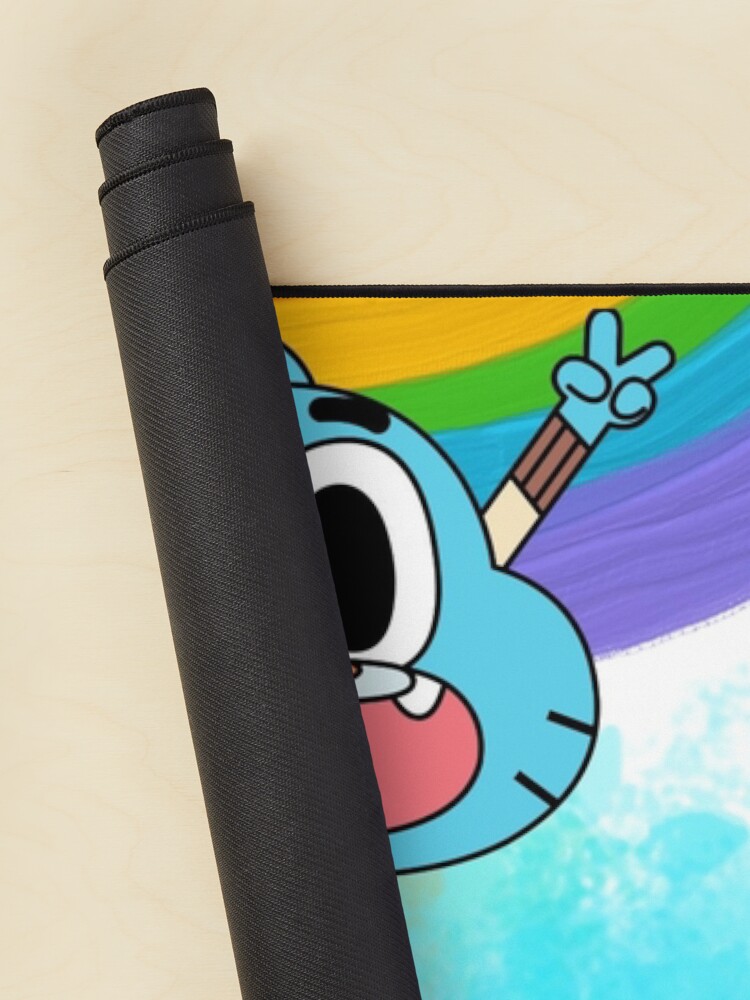 Happy Cartoon Friends Rainbow Adventure Cute Colorful Duo Mouse Pad - Image 2