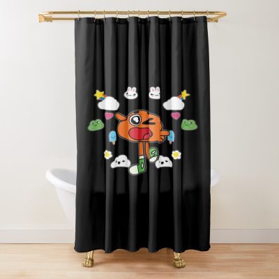 Cute Darwin The Amazing World Of Gumball Shower Curtain