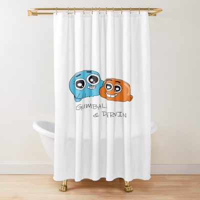 Gumball And Darwin Best Friends Shower Curtain