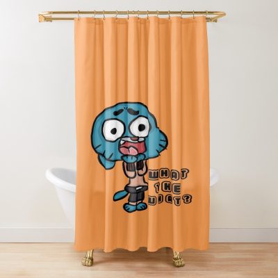 What The What The Amazing World Of Gumball Shower Curtain