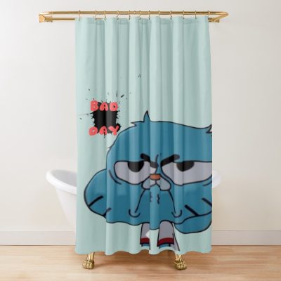 Gumball Bad Day Shower Curtain