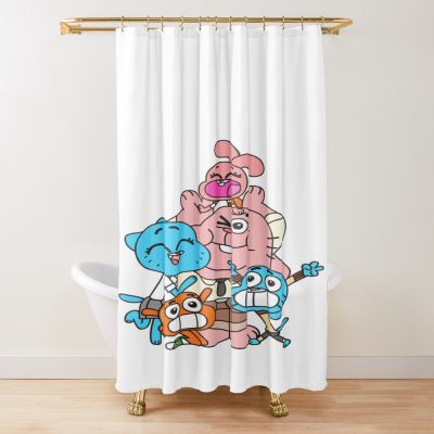 The Amazing World Of Gumball Hot Shower Curtain
