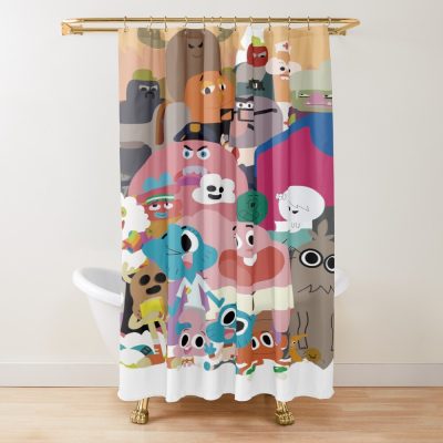 The Amazing World Of Gumball Vintage Shower Curtain