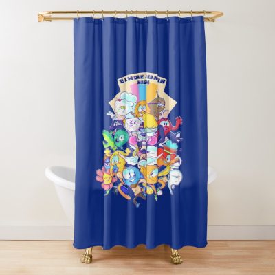 The Amazing World Of Gumball The School Shower Curtain
