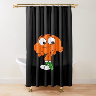 The Amazing World Of Gumball Darwin Watterson Shower Curtain