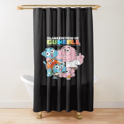 The Ama Zing World Of Gumball Shower Curtain