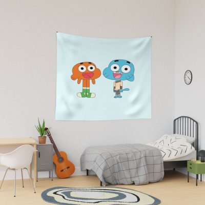 The Amazing World Of Gumball Gumball And Darwin Tapestry