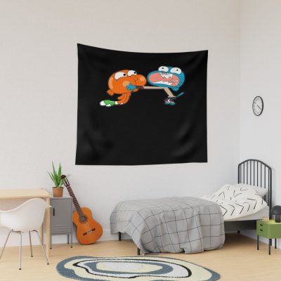 Child Retro Cartoon Series Funny Kids Vintage Comedy School Movie Tapestry