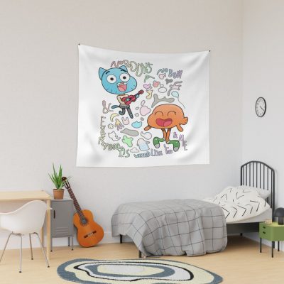 Nobody S A Nobody Gumball And Darwin Tapestry