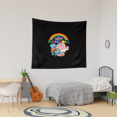 The Amazing World Of Gumball Rainbow Pride Tapestry