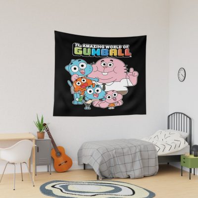 The Amazing World Of Gumball Family Tapestry