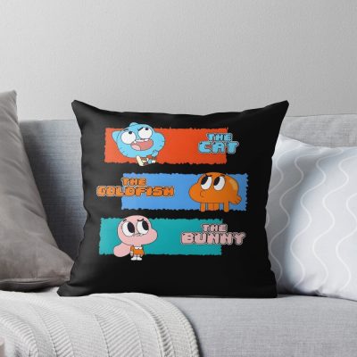 Series Vintage Movie Cartoon Kids Retro Comedy Child Funny School Throw Pillow