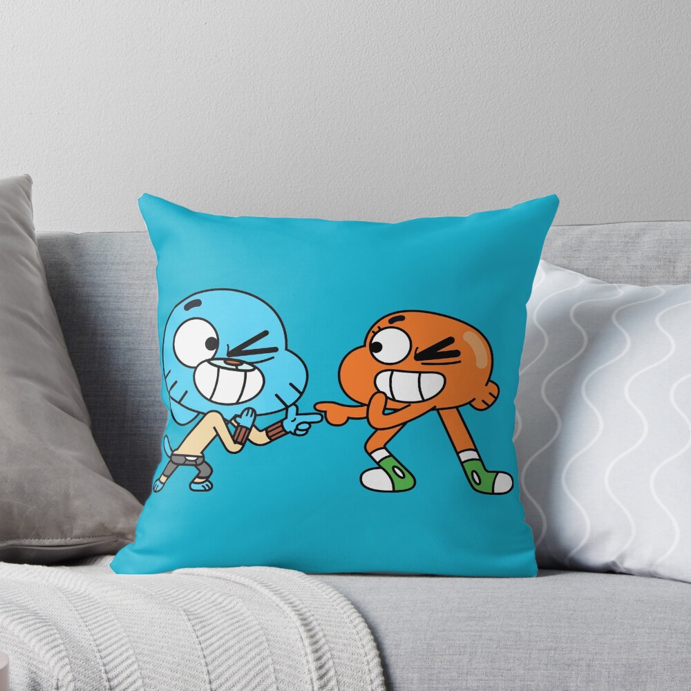 Gumball Darwin New Throw Pillow