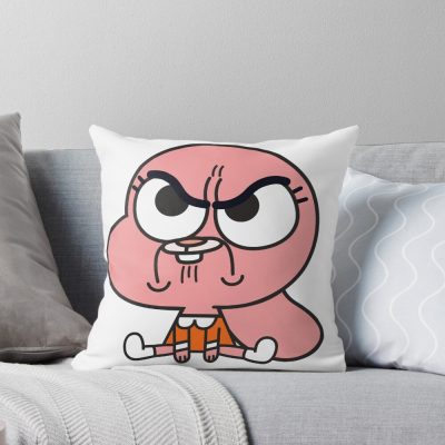Anais Angry New Throw Pillow