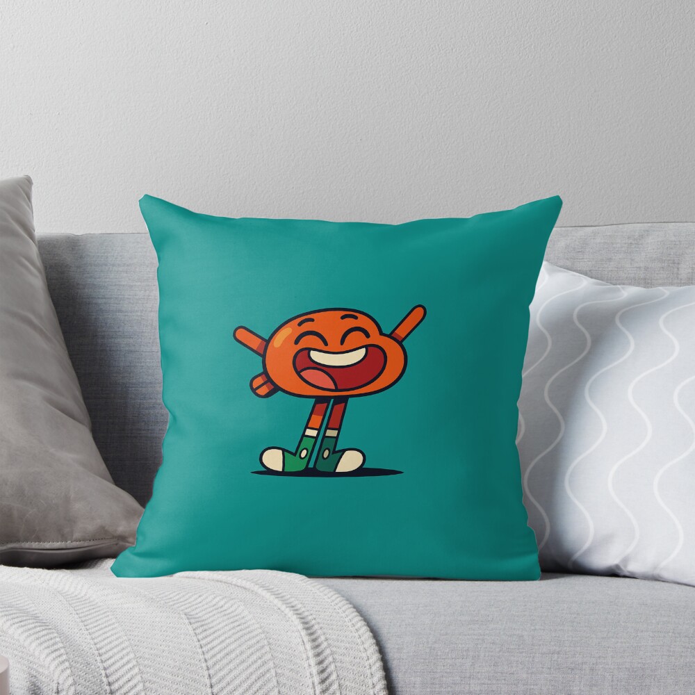 Darwin Watterson Gumball Throw Pillow