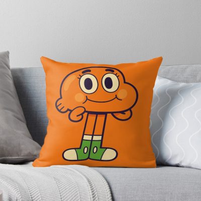 Darwin Watterson The Amazing World Of Gumball Basic Throw Pillow