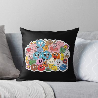 The Amazing World Of Gumball Throw Pillow