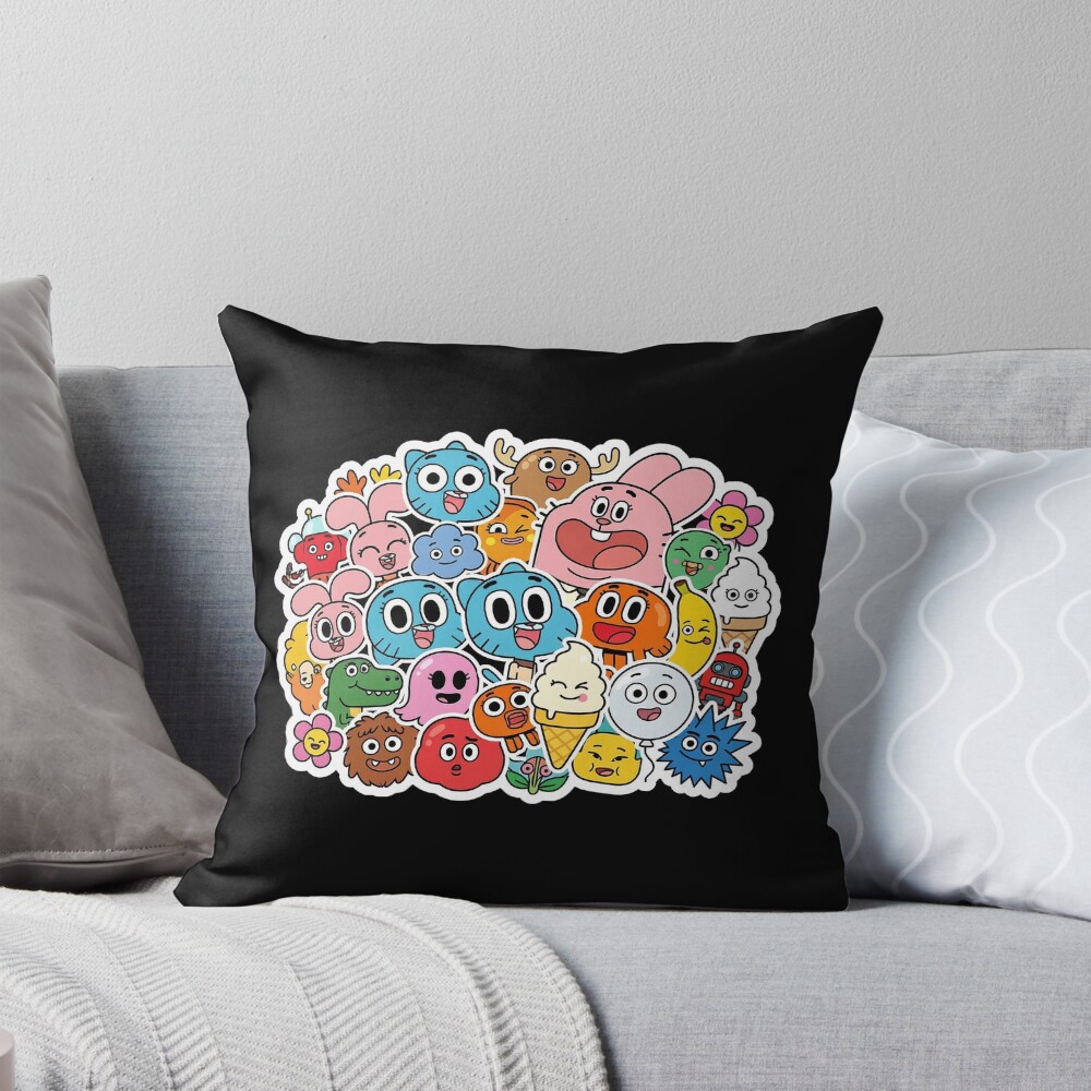 The Amazing World Of Gumball Throw Pillow