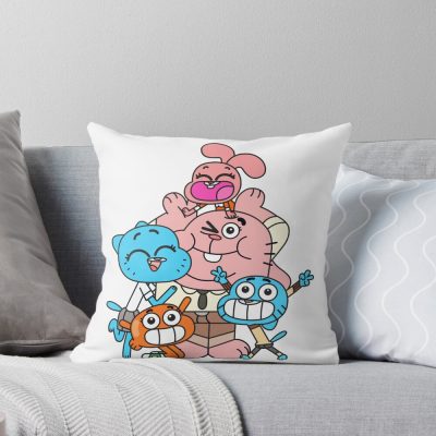 The Amazing World Of Gumball Hot Throw Pillow
