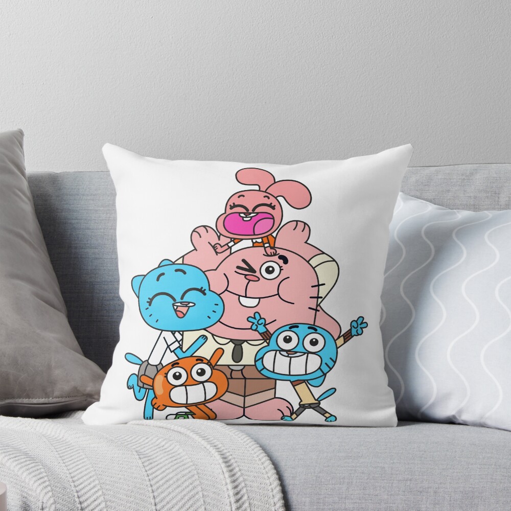 The Amazing World Of Gumball Hot Throw Pillow