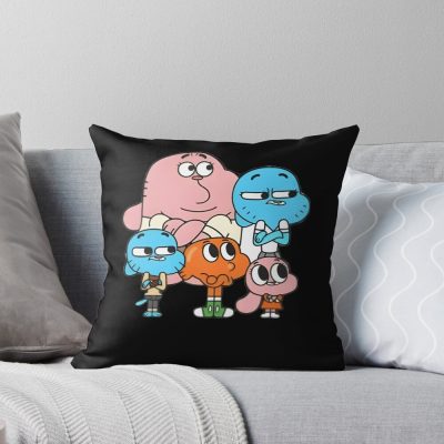 Series Funny Vintage Movie Child School Retro Kids Cartoon Comedy Throw Pillow