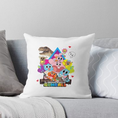 Amazing Cartoon Family Funny Cartoon Fan Art Throw Pillow